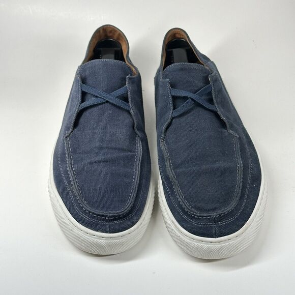 Peter Millar Shoes Men’s Size 13 M Blue Breeze Canvas Slip On Casual Footwear - Picture 3 of 15